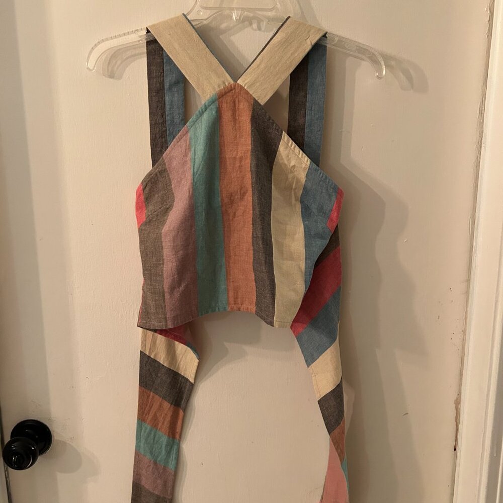NWT Rujuta Sheth Rita Chex Top XS - Picture 2 of 4
